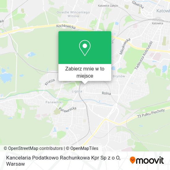 Mapa Kancelaria Podatkowo Rachunkowa Kpr Sp z o O