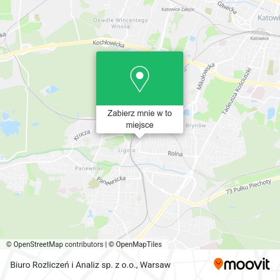 Mapa Biuro Rozliczeń i Analiz sp. z o.o.