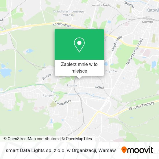 Mapa smart Data Lights sp. z o.o. w Organizacji