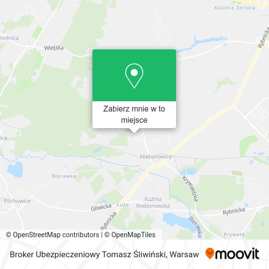 Mapa Broker Ubezpieczeniowy Tomasz Śliwiński