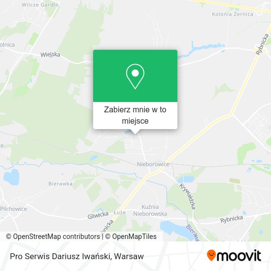 Mapa Pro Serwis Dariusz Iwański