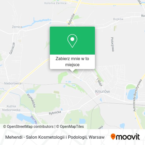 Mapa Mehendi - Salon Kosmetologii i Podologii