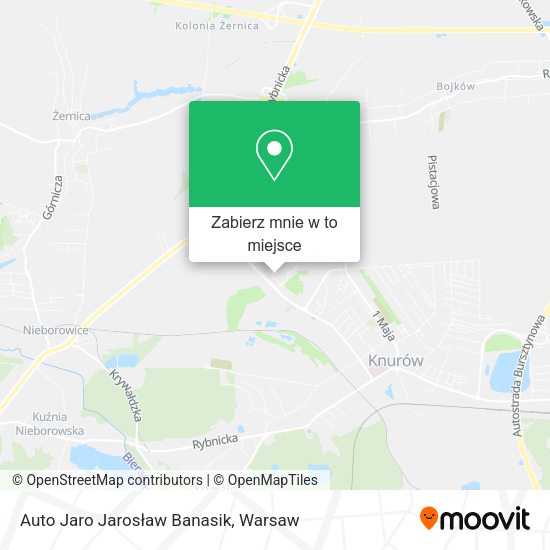 Mapa Auto Jaro Jarosław Banasik