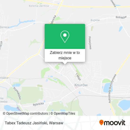 Mapa Tabex Tadeusz Jasiński