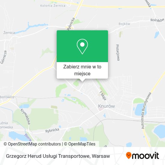 Mapa Grzegorz Herud Usługi Transportowe