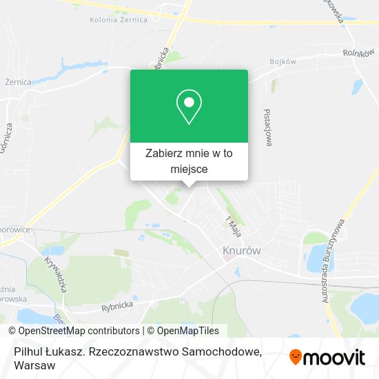 Mapa Pilhul Łukasz. Rzeczoznawstwo Samochodowe