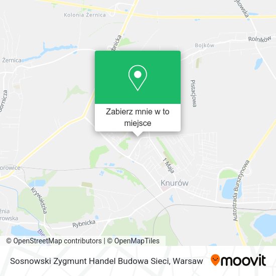 Mapa Sosnowski Zygmunt Handel Budowa Sieci