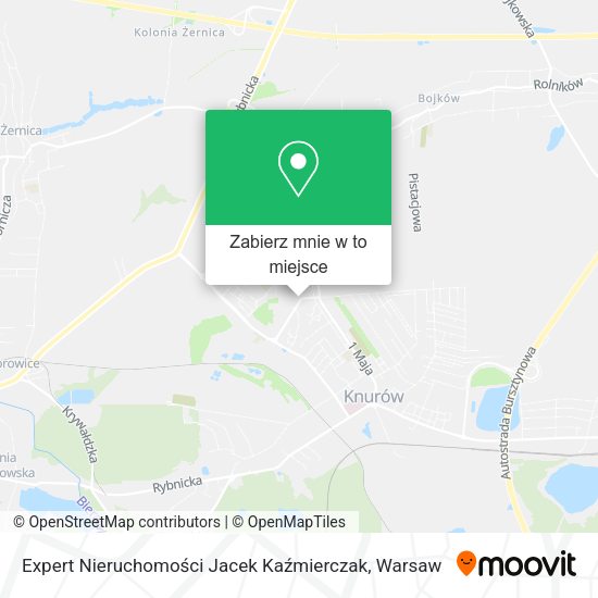 Mapa Expert Nieruchomości Jacek Kaźmierczak