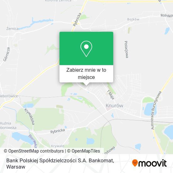 Mapa Bank Polskiej Spółdzielczości S.A. Bankomat