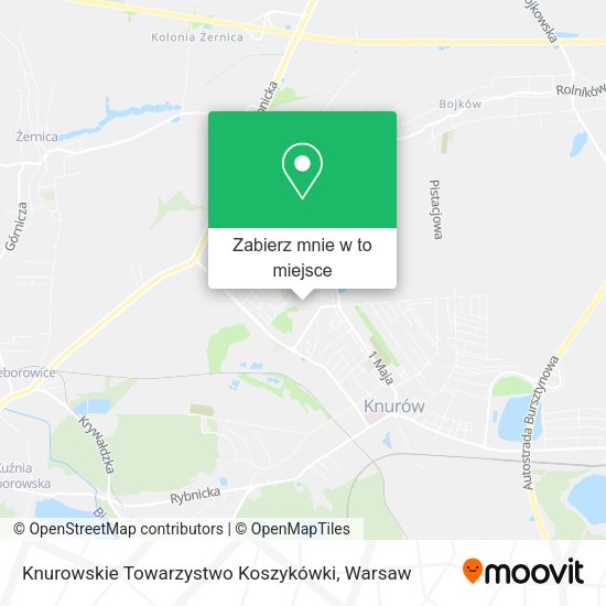 Mapa Knurowskie Towarzystwo Koszykówki