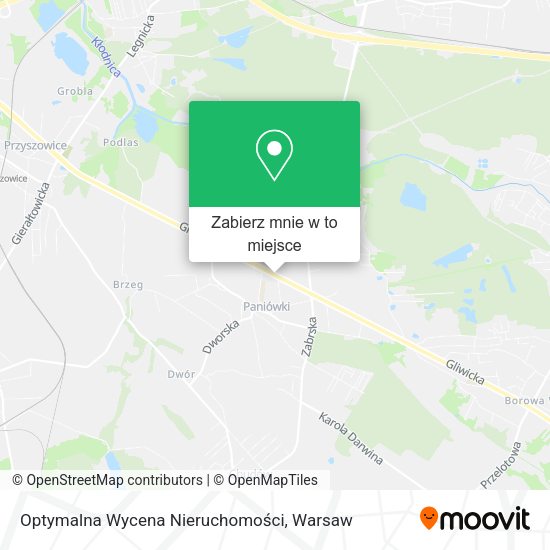 Mapa Optymalna Wycena Nieruchomości