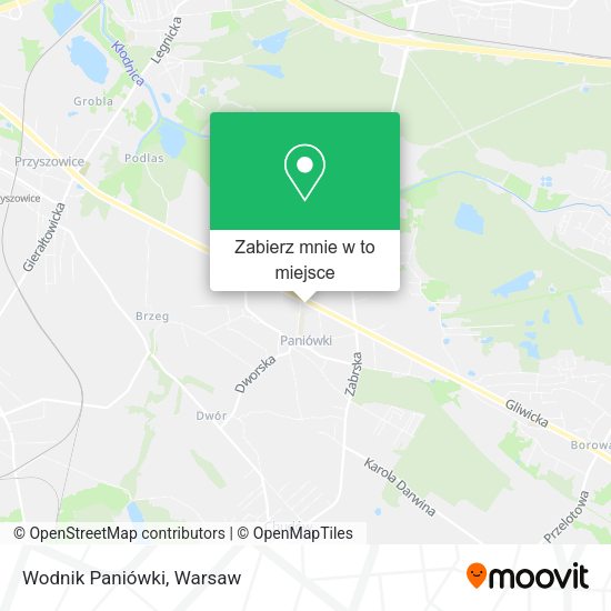 Mapa Wodnik Paniówki