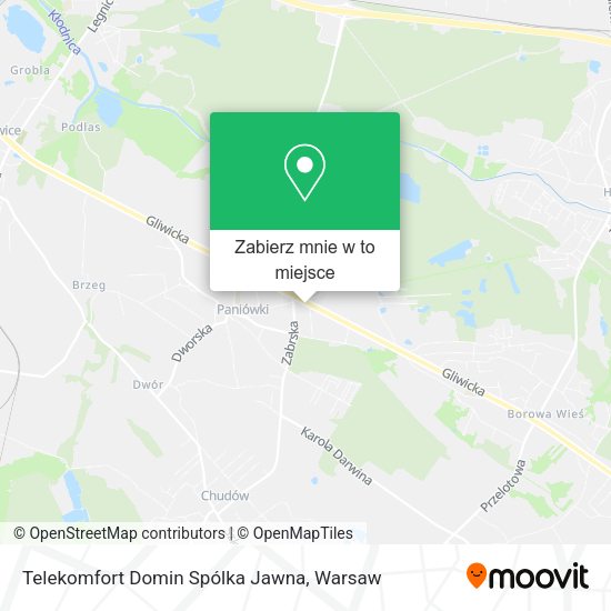 Mapa Telekomfort Domin Spólka Jawna