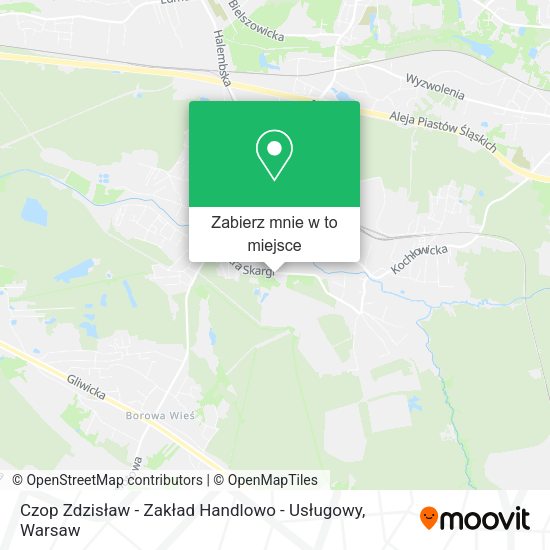 Mapa Czop Zdzisław - Zakład Handlowo - Usługowy