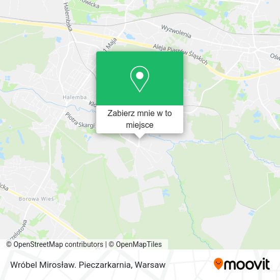 Mapa Wróbel Mirosław. Pieczarkarnia