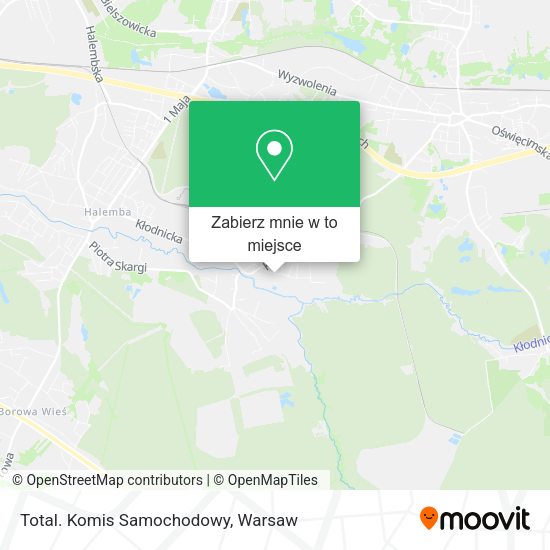 Mapa Total. Komis Samochodowy