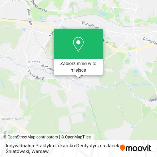 Mapa Indywidualna Praktyka Lekarsko-Dentystyczna Jacek Śniatowski