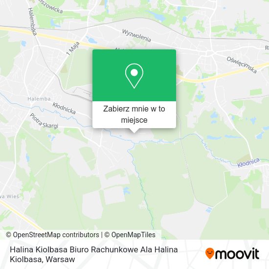 Mapa Halina Kiolbasa Biuro Rachunkowe Ala Halina Kiolbasa