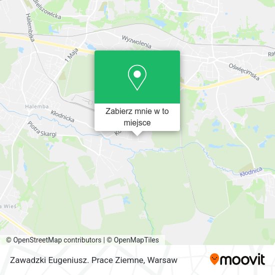 Mapa Zawadzki Eugeniusz. Prace Ziemne