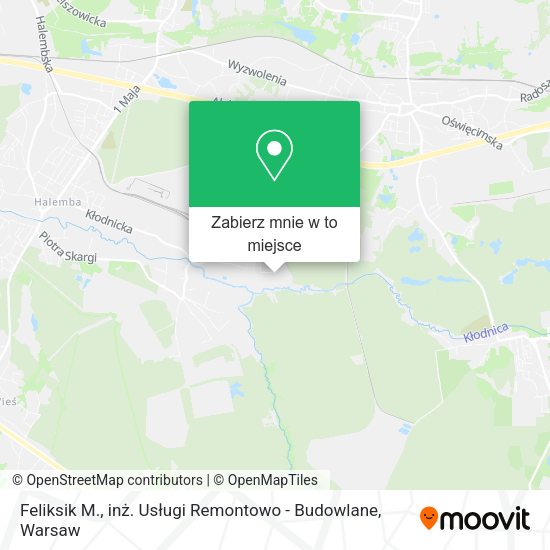 Mapa Feliksik M., inż. Usługi Remontowo - Budowlane