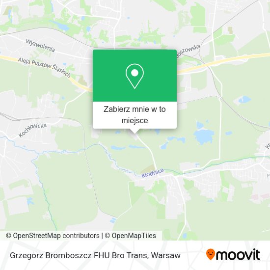 Mapa Grzegorz Bromboszcz FHU Bro Trans