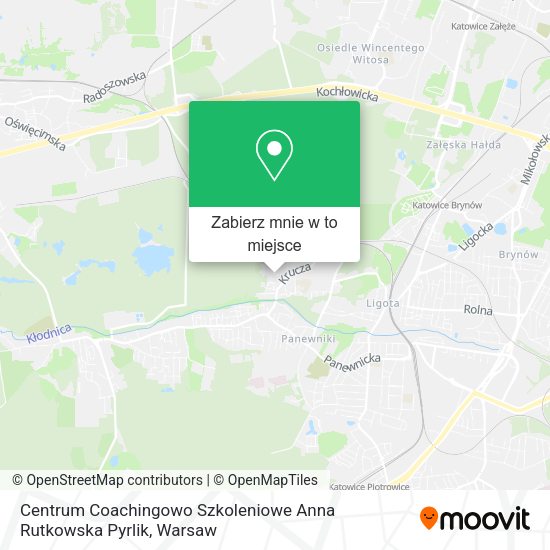 Mapa Centrum Coachingowo Szkoleniowe Anna Rutkowska Pyrlik