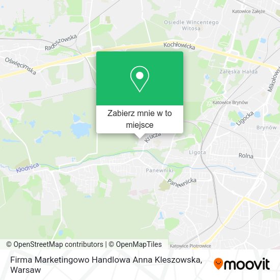 Mapa Firma Marketingowo Handlowa Anna Kleszowska