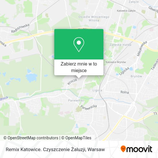 Mapa Remix Katowice. Czyszczenie Żaluzji