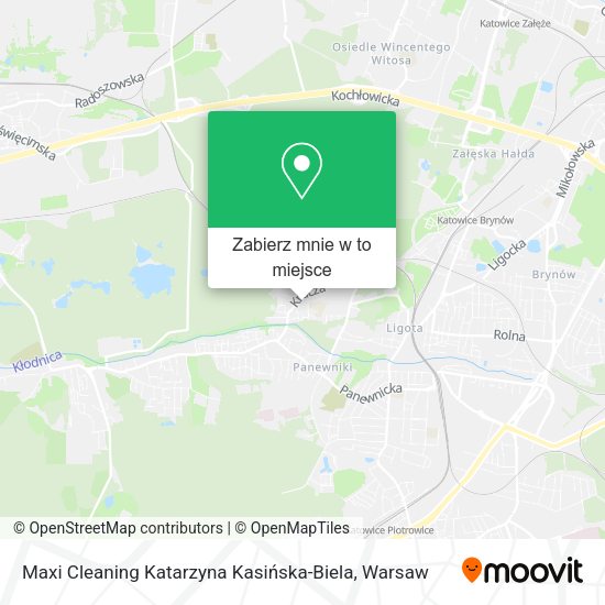 Mapa Maxi Cleaning Katarzyna Kasińska-Biela