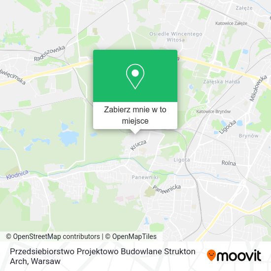 Mapa Przedsiebiorstwo Projektowo Budowlane Strukton Arch