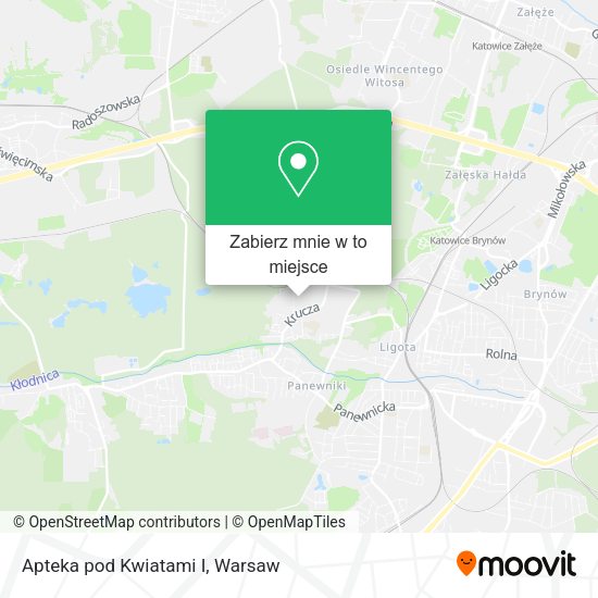 Mapa Apteka pod Kwiatami I