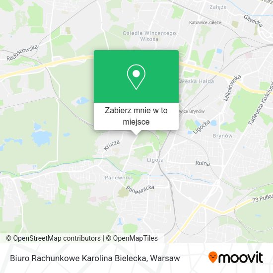 Mapa Biuro Rachunkowe Karolina Bielecka