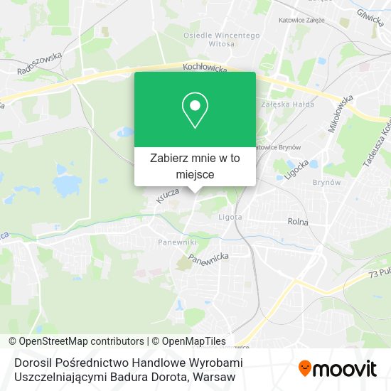 Mapa Dorosil Pośrednictwo Handlowe Wyrobami Uszczelniającymi Badura Dorota