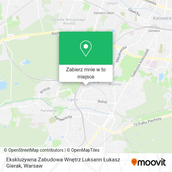 Mapa Ekskluzywna Zabudowa Wnętrz Luksann Łukasz Gierak