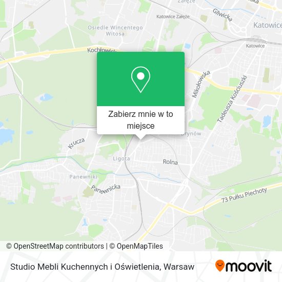 Mapa Studio Mebli Kuchennych i Oświetlenia