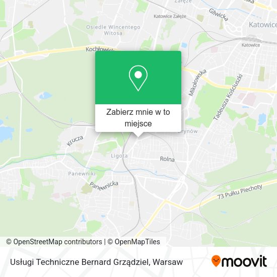 Mapa Usługi Techniczne Bernard Grządziel