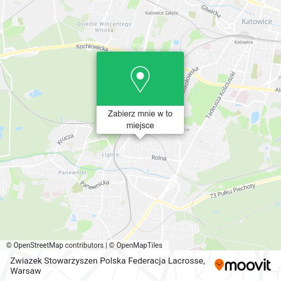 Mapa Zwiazek Stowarzyszen Polska Federacja Lacrosse