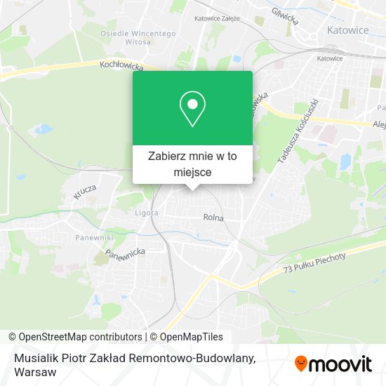 Mapa Musialik Piotr Zakład Remontowo-Budowlany