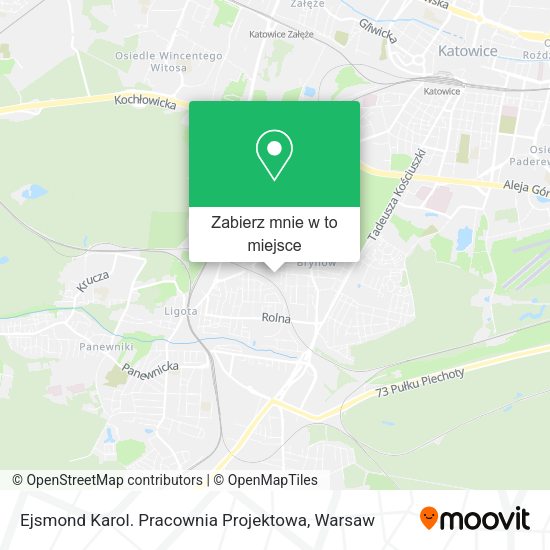 Mapa Ejsmond Karol. Pracownia Projektowa