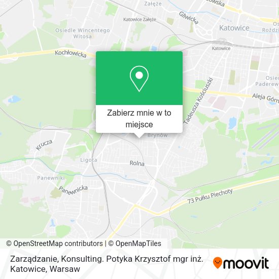 Mapa Zarządzanie, Konsulting. Potyka Krzysztof mgr inż. Katowice