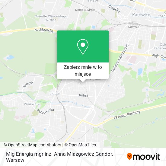 Mapa Mig Energia mgr inż. Anna Miazgowicz Gandor