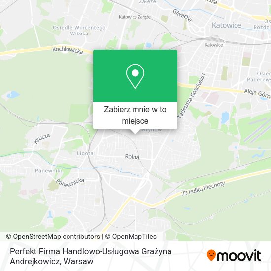 Mapa Perfekt Firma Handlowo-Usługowa Grażyna Andrejkowicz