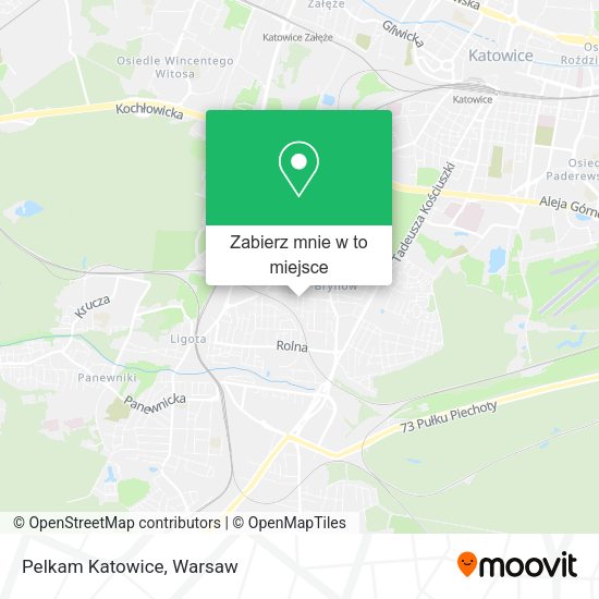 Mapa Pelkam Katowice