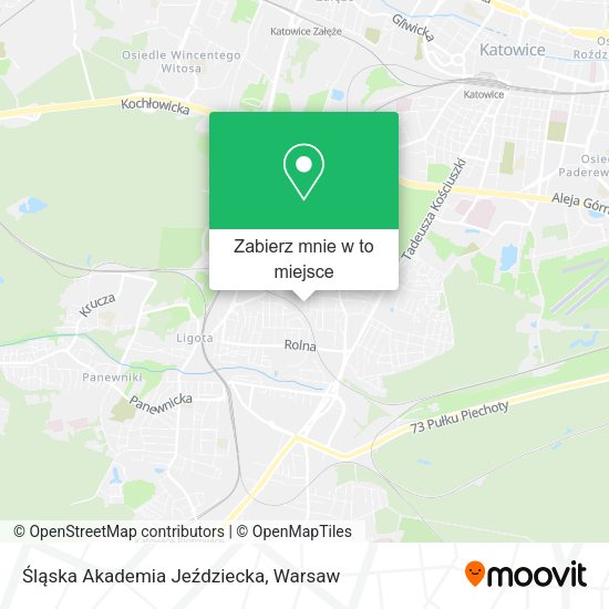 Mapa Śląska Akademia Jeździecka