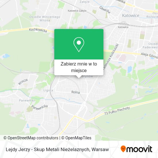 Mapa Lejdy Jerzy - Skup Metali Nieżelaznych