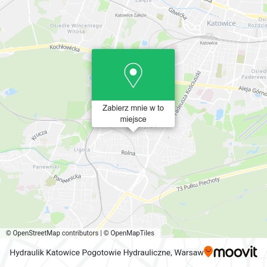 Mapa Hydraulik Katowice Pogotowie Hydrauliczne