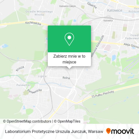 Mapa Laboratorium Protetyczne Urszula Jurczuk