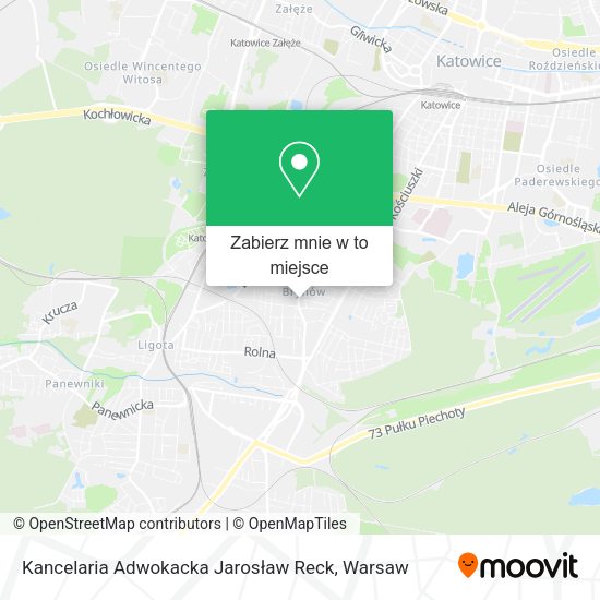 Mapa Kancelaria Adwokacka Jarosław Reck