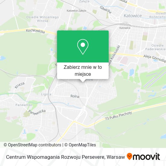 Mapa Centrum Wspomagania Rozwoju Persevere