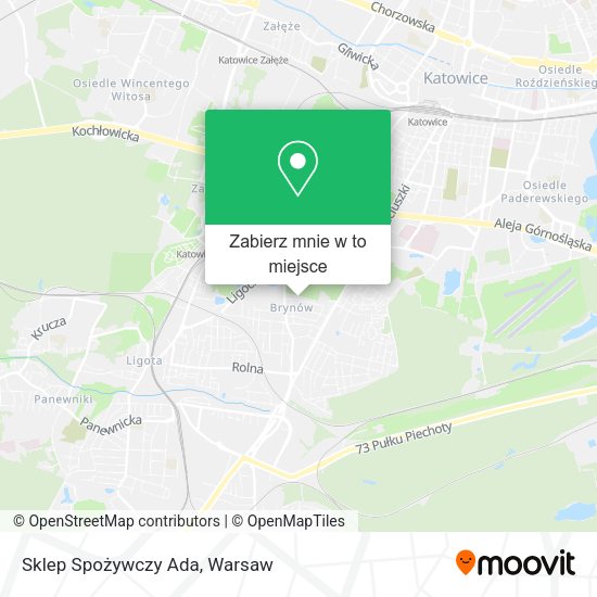 Mapa Sklep Spożywczy Ada